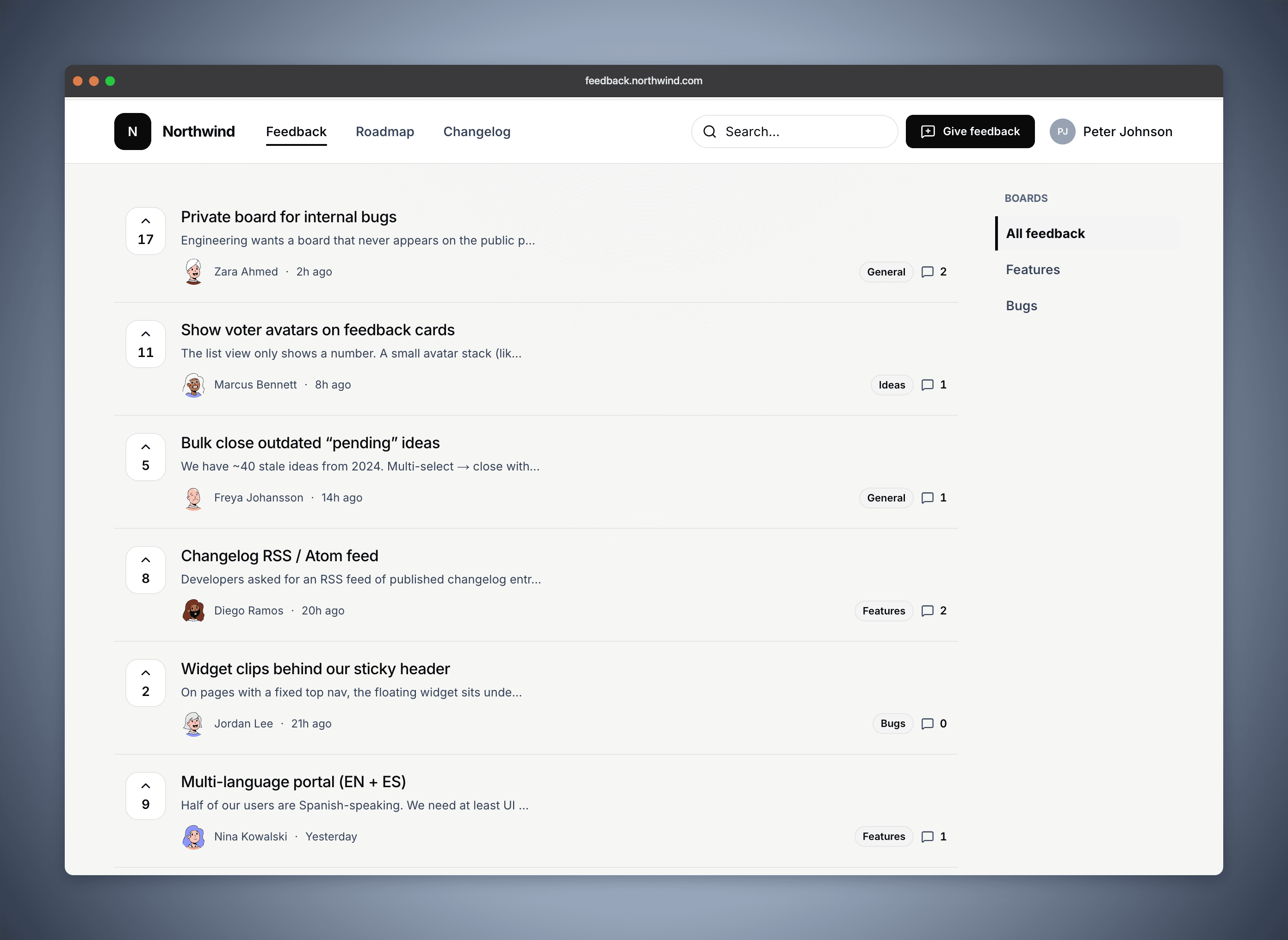 FeatureBoard public feedback portal